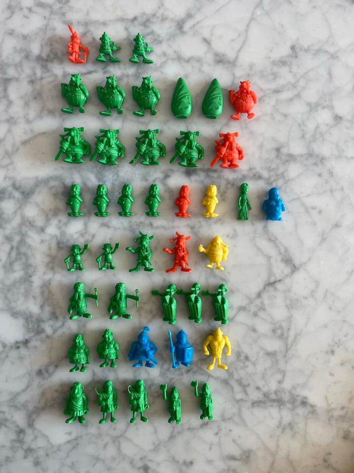Asterix & Obelix figuurtjes 42x, Dargaud, Verzamelen, Poppetjes en Figuurtjes, Gebruikt, Ophalen of Verzenden