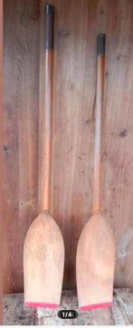Oude houten peddels / roeispanen, Ophalen of Verzenden