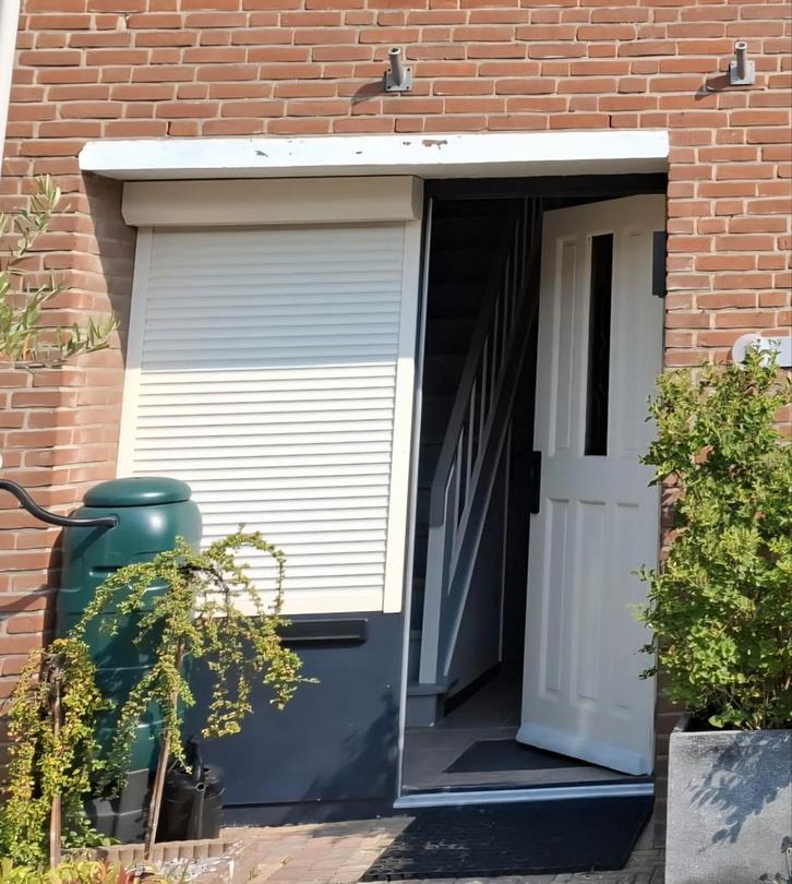Rolluik handbediend,  merk Creon, Doe-het-zelf en Verbouw, Rolluiken, Zo goed als nieuw, 200 cm of meer, Wit, Ophalen