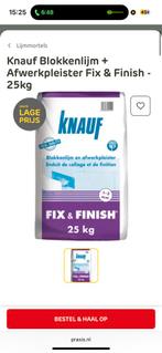 Knauf gipsmortel, Ophalen of Verzenden, Nieuw, Overige typen
