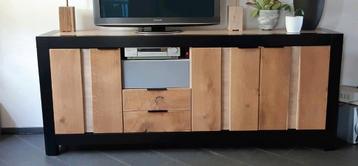 Massief houten dressoirkast - tv meubel  beschikbaar voor biedingen