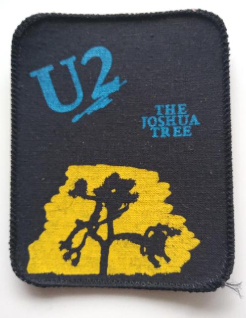 U2 vrij zeldzame Joshua Tree 1987 vintage patch 32-- 8x10 cm, Verzamelen, Muziek, Artiesten en Beroemdheden, Nieuw, Kleding, Verzenden