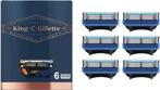 King C. Gillette Scheermesjes 6 stuks Fusion 5, Sieraden, Tassen en Uiterlijk, Uiterlijk | Gezichtsverzorging, Ophalen, Nieuw