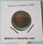 Mexico, munt 5 centavos 1958, Postzegels en Munten, Ophalen of Verzenden, Losse munt, Midden-Amerika