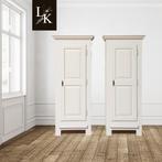 Landelijke klassieke kast, eendeurs, legkast, linnenkast, Antiek en Kunst, Antiek | Meubels | Kasten, Ophalen of Verzenden
