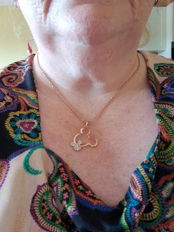 Leuke Mickey Mouse Ketting met Oorbellen - Nieuw! beschikbaar voor biedingen