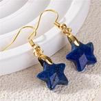 Lapis lazuli sterretjes (D50130), Sieraden, Tassen en Uiterlijk, Oorbellen, Hangers, Blauw, Nieuw, Ophalen of Verzenden