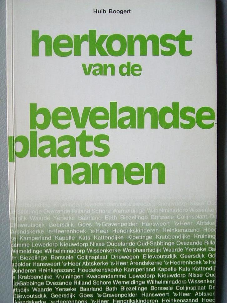 Herkomst van de Bevelandse plaatsnamen. Zeeland., Boeken, Geschiedenis | Stad en Regio, Zo goed als nieuw, Ophalen of Verzenden