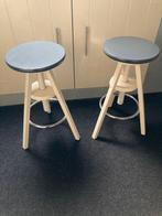 Twee prachtige verstelbare krukjes 35€ vaste prijs, Huis en Inrichting, Barkrukken, 1 kruk, Ophalen of Verzenden, Zo goed als nieuw