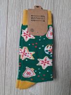 Sokken kerstbellen groen geel rood 38-45, Sokken en Kniesokken, Nieuw, Overige maten, Ophalen of Verzenden