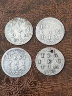 4 wapenstuivers misslag kabelrand, Postzegels en Munten, Munten | Nederland, Zilver, Ophalen of Verzenden, Vóór koninkrijk