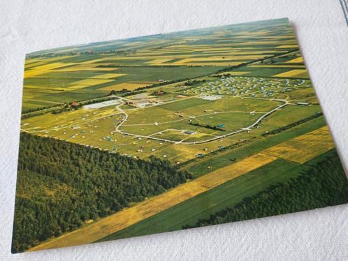 Exloo - Vakantieoord "Hunzebergen" (luchtfoto), Verzamelen, Ansichtkaarten | Nederland, Gelopen, Drenthe, 1960 tot 1980, Ophalen of Verzenden