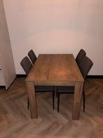 Eettafel + 4 Stoelen - Jysk VEDDE, Ophalen, Gebruikt, Vier, Stof