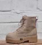 DWARS - Prachtige leren boots maat 40 - Nieuw €129 - DWRS, DWRS, Beige, Lage of Enkellaarzen, Nieuw
