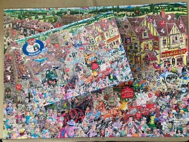 Puzzel I Love Weddings van Gibsons - Mike Jupp 1000 stukjes, Hobby en Vrije tijd, Denksport en Puzzels, Zo goed als nieuw, Legpuzzel