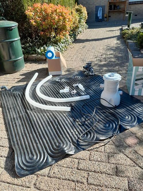 Filterpomp met solarmat en diverse extra's, Tuin en Terras, Zwembad-toebehoren, Zo goed als nieuw, Ophalen of Verzenden