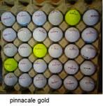 GolfballenZGAN gebruikt 30 stuks Pinnacle gold 19012023-2, Overige merken, Bal(len), Ophalen of Verzenden, Zo goed als nieuw