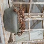 Bloempot pot dadeltak sleets landelijk, Tuin en Terras, Bloempotten, Ophalen, Rond, Zo goed als nieuw, Tuin