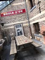 Rvs reclamebord, Verzamelen, Merken en Reclamevoorwerpen, Ophalen of Verzenden, Zo goed als nieuw