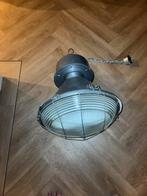 Vintage hanglamp incl ophanging, Ophalen, Gebruikt, Glas, 50 tot 75 cm