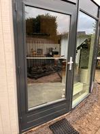 Plisse hordeur en Hardhouten Buitendeur, Ophalen, Gebruikt, 80 tot 100 cm, Minder dan 200 cm