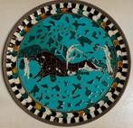 Geëmailleerd bord, afbeelding Knossos, Kreta, Antiek en Kunst, Ophalen of Verzenden