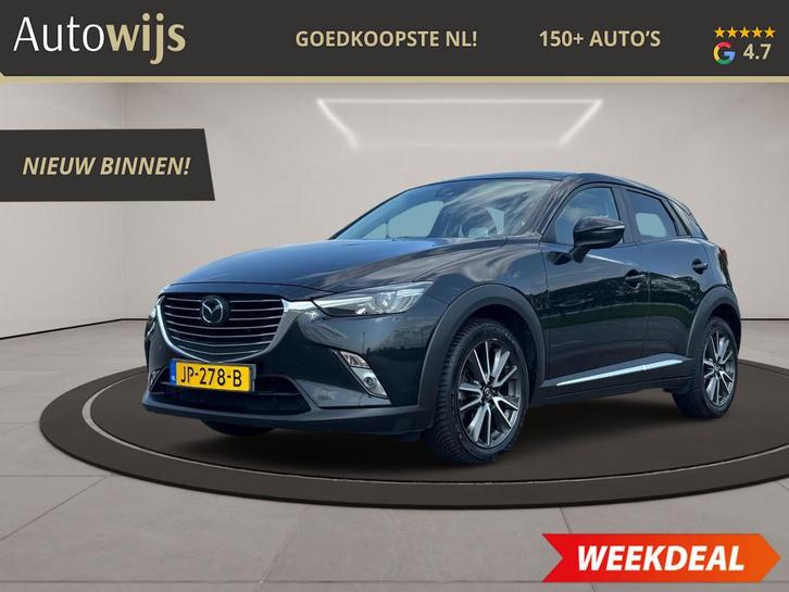 Mazda CX-3 2.0 SkyActiv-G 120 GT-M|Camera|Trekhaak|Leder|NL, Auto's, Mazda, Bedrijf, Te koop, CX-3, ABS, Achteruitrijcamera, Adaptive Cruise Control