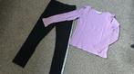 Legging met longsleeve 122/128 H&M, Meisje, Ophalen of Verzenden, Zo goed als nieuw, Shirt of Longsleeve