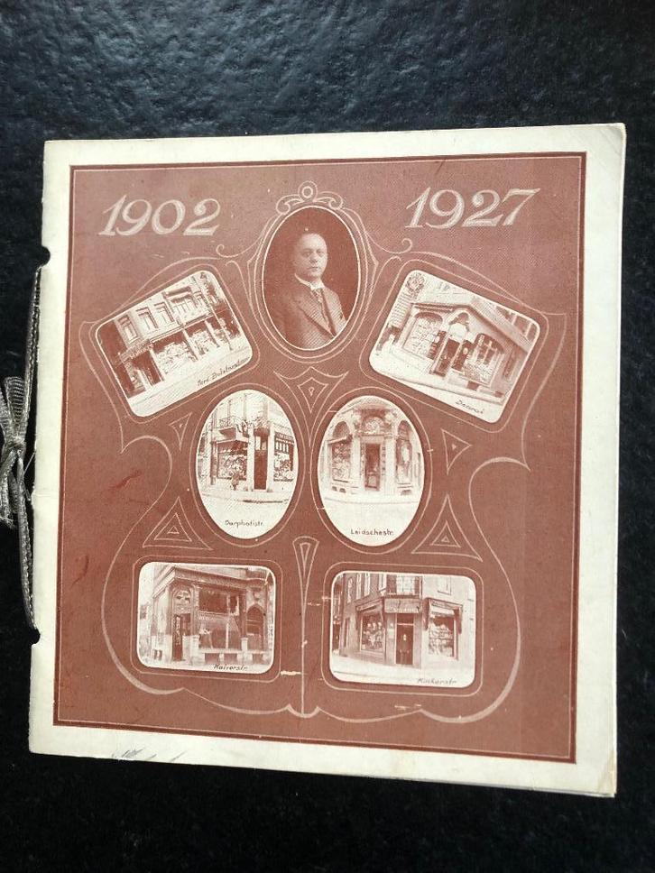 Originele MENUKAART 25 jarig bestaan A.M. van, LOOKEREN 1927, Verzamelen, Rookartikelen, Aanstekers en Luciferdoosjes, Gebruikt