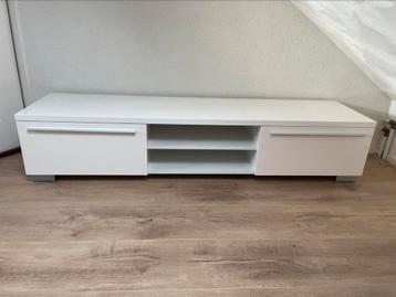 Tv meubel hoogglas wit 180cm