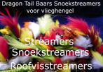 Ultra Light Dragon Tail Baars-Snoekstreamertjes van 11/12 cm, Watersport en Boten, Hengelsport | Vliegvissen, Ophalen of Verzenden