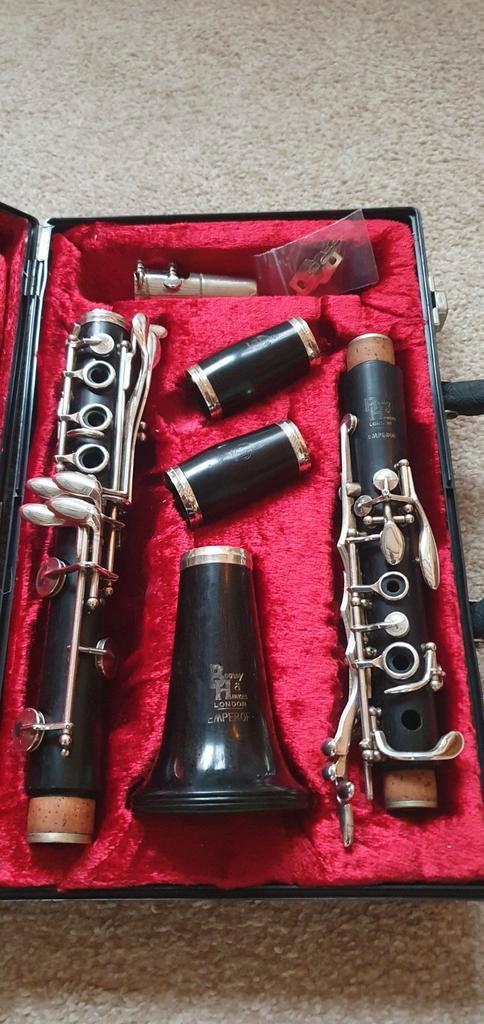 Boosey & Hawkes Emperor Bb klarinet, Muziek en Instrumenten, Blaasinstrumenten | Klarinetten, Hout, Ophalen of Verzenden