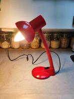 Stilplast rode bureaulamp, Ophalen of Verzenden, Minder dan 50 cm