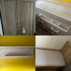 Complete Babykamer met Ledikant, Commode & Kledingkast, Ophalen, Gebruikt, 70 tot 85 cm, Lattenbodem