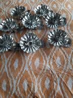 Vintage Zilverkleurige Kerstboom Kaars Knijpers metaal, Diversen, Ophalen of Verzenden