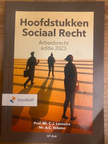 Hoofdstukken Sociaal Recht 2023 - arbeidsrecht beschikbaar voor biedingen