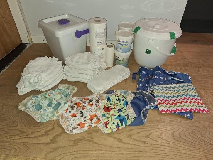 XL Wasbare luiers pakket, Kinderen en Baby's, Badjes en Verzorging, Gebruikt, Overige typen, Overige merken, Ophalen of Verzenden