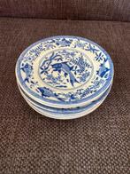 Zes mooie handbeschilderde bordjes van Chinees porselein, Antiek en Kunst, Ophalen of Verzenden