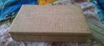 houten kistje 25x15x5 met jute omplakt, Ophalen of Verzenden