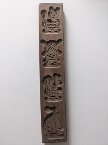 Houten vorm voor speculaas, koek, koekplank beschikbaar voor biedingen