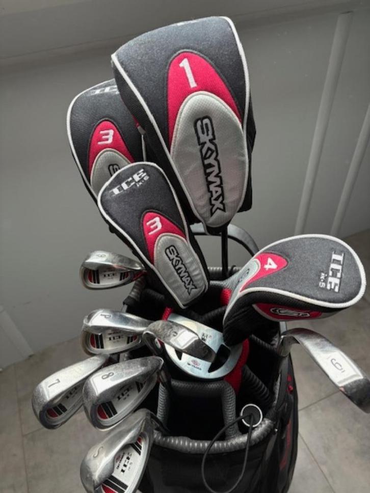 Golfset Skymax IX5 complete set met trolley, Sport en Fitness, Golf, Gebruikt, Set, Overige merken, Ophalen
