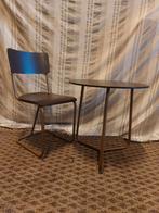 Buisframe Stoel & Tafel - Gispen Style, Huis en Inrichting, Gebruikt, Bruin, Gispen Style, Ophalen of Verzenden