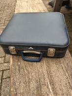 KLM koffer blauw jaren 60-70 vintage retro €10 midcentury, Overige materialen, Gebruikt, Slot, Minder dan 50 cm