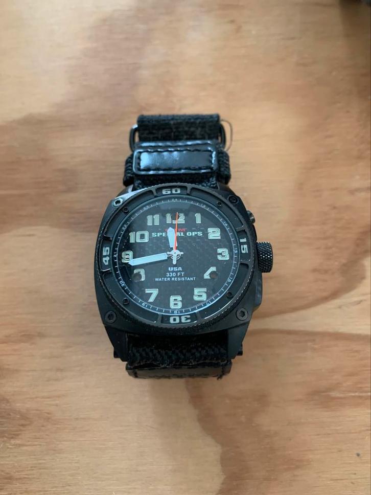 MTM Black Hawk horloge izgs!, Sieraden, Tassen en Uiterlijk, Horloges | Heren, Gebruikt, Polshorloge, Overige merken, Staal, Kunststof