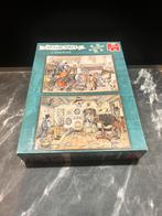 Jumbo 2x 1000 stukjes Anton Pieck Fotograaf & Koets, Ophalen of Verzenden, 500 t/m 1500 stukjes, Zo goed als nieuw