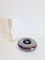 vintage Sicart Pino Spagnolo asbak & vaas Italy ceramic ´60, Huis en Inrichting, Woonaccessoires | Vazen, Overige kleuren, N, Aardewerk of Porselein