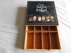 Koffie Thee Box Opbergdoos 30x 30 cm. Nieuw €2,-per stuk., Ophalen, Nieuw