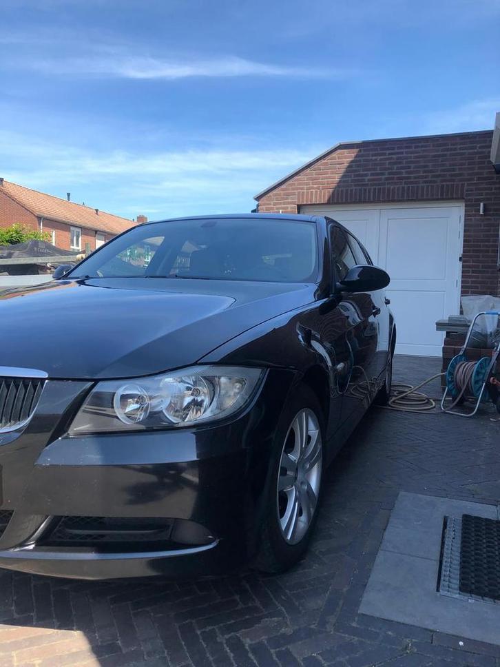 BMW 3-Serie 2.0 318 D Touring 2007 Zwart, Auto's, BMW, Bedrijf, 3-Serie, Diesel, C, Stationwagon, Handgeschakeld, Origineel Nederlands
