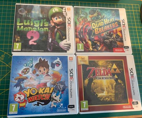 Zelda A Link Between World, Luigi, Yo-Kai, Dead-Heat 3DS, Spelcomputers en Games, Games | Nintendo 2DS en 3DS, Zo goed als nieuw