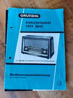Grundig Konzertgerat 5019 Stereo Folder, Ophalen of Verzenden, Gelezen, Elektrotechniek